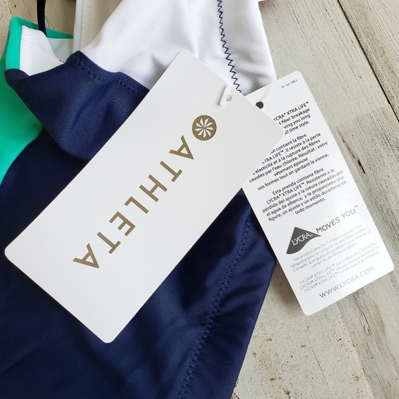Athleta Freestyle Colorblock High Neck Bikini Top - Picture 10 of 12